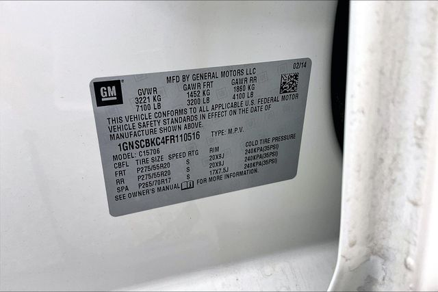 Used 2015 Chevrolet Tahoe LT 4D Sport Utility