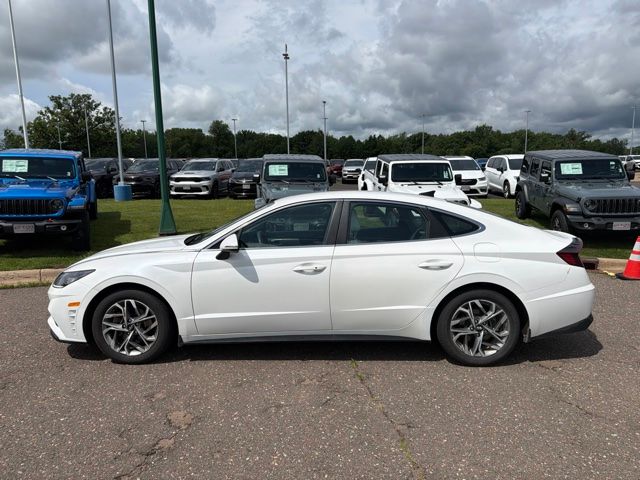 2022 Quartz White Hyundai Sonata SEL FWD Sedan