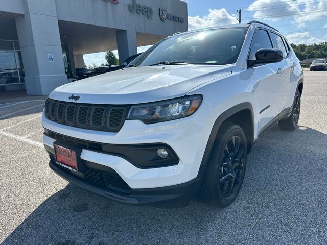 Bright White Clearcoat 2025 Jeep Compass SUV / Crossover Four-Wheel Drive 8-Speed Automatic