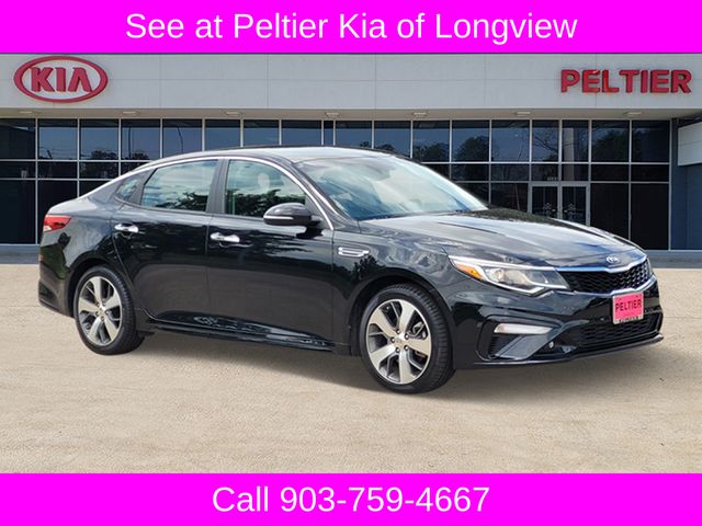 Ebony Black 2019 Kia Optima S FWD Sedan Front-Wheel Drive 6-Speed Automatic