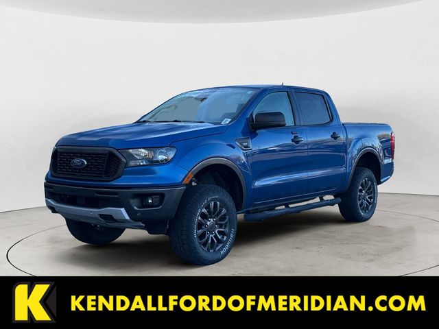 Lightning Blue 2019 Ford Ranger XLT SuperCrew 4WD Pickup Truck Four-Wheel Drive Automatic