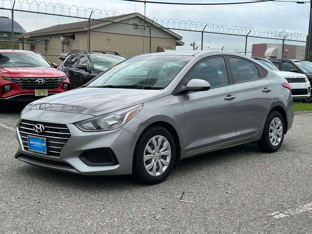 Forge Gray 2022 Hyundai Accent Sedan Front-Wheel Drive Continuously Variable Transmission