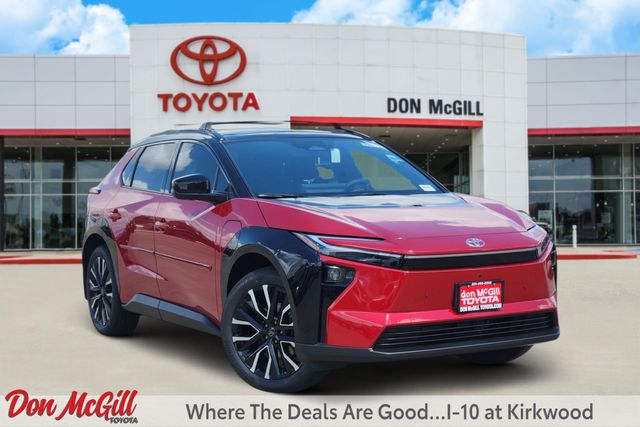 2026 Toyota bZ Limited Red at Classic Toyota Galveston