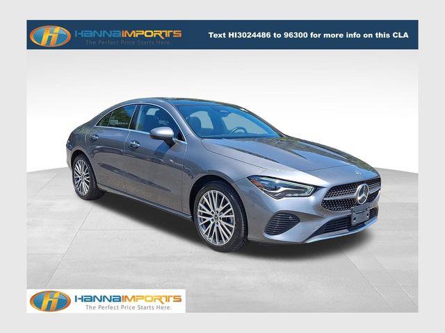 Gray (Mountain Grey Metallic) 2025 Mercedes-Benz CLA 250 FWD Coupe Front-Wheel Drive 8-Speed Dual Clutch