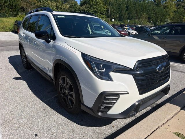 2025 Subaru Ascent Onyx Edition Touring White at Subaru and VW of Moon Township