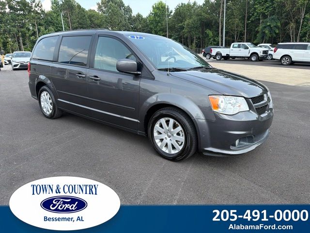 Gray (Granite Pearlcoat) 2017 Dodge Grand Caravan Minivan Front-Wheel Drive 6-Speed Automatic