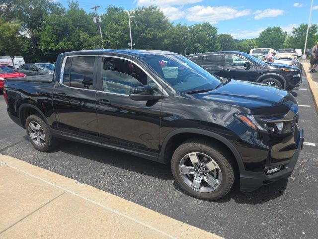 Black 2024 Honda Ridgeline Pickup Truck All-Wheel Drive 9-Speed Automatic