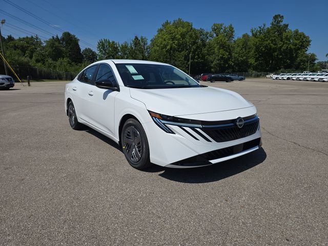 White (Fresh Powder) 2026 Nissan Sentra Sedan Front-Wheel Drive Continuously Variable Transmission
