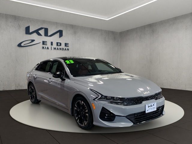 Wolf Gray 2023 Kia K5 Sedan Front-Wheel Drive 8-Speed Automatic