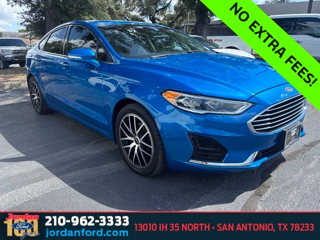 Velocity Blue Metallic 2020 Ford Fusion Sedan Front-Wheel Drive 6-Speed Automatic