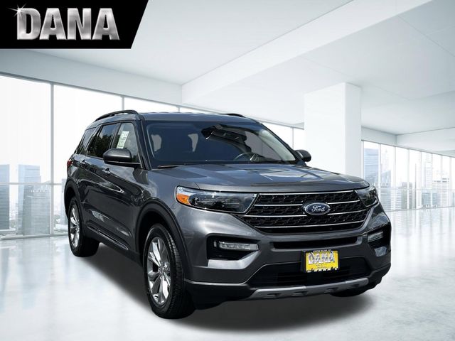Gray Metallic 2023 Ford Explorer XLT AWD SUV / Crossover All-Wheel Drive Automatic