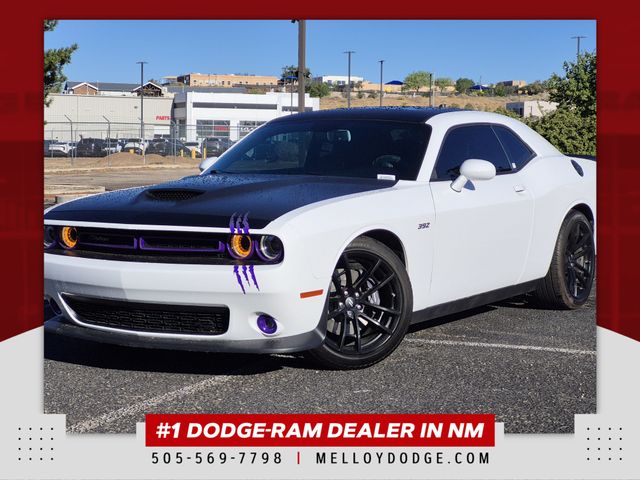 White 2023 Dodge Challenger Coupe Rear-Wheel Drive 8-Speed Automatic