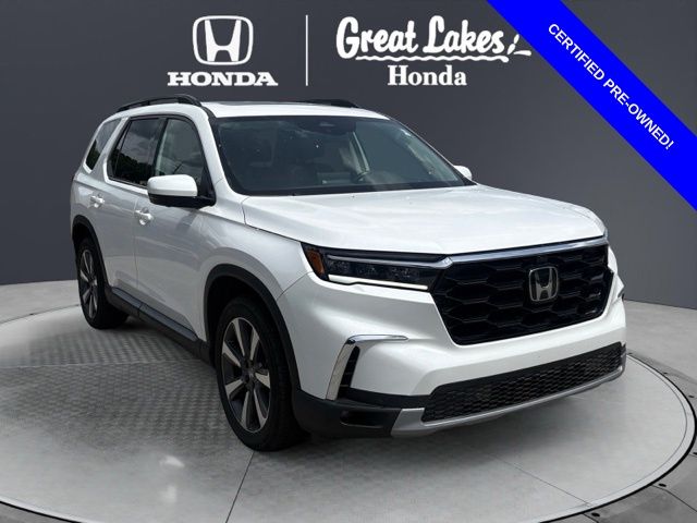 Platinum White Pearl 2025 Honda Pilot SUV / Crossover All-Wheel Drive Automatic