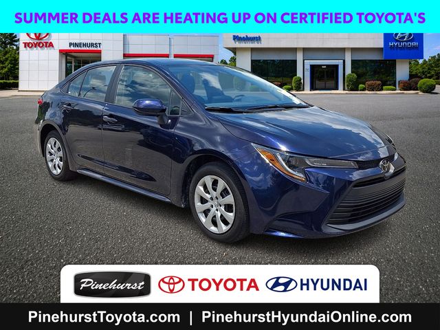 Blue 2025 Toyota Corolla Sedan Front-Wheel Drive Continuously Variable Transmission