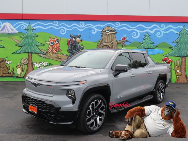Slate Gray Metallic 2025 Chevrolet Silverado EV Pickup Truck All-Wheel Drive 1-Speed Automatic