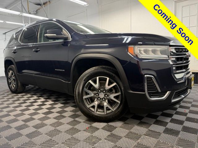 Midnight Blue Metallic 2021 GMC Acadia SUV / Crossover Four-Wheel Drive 9-Speed Automatic