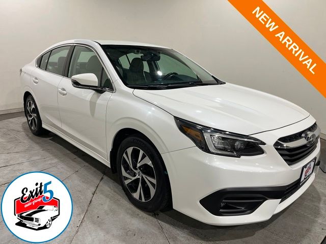 Crystal White Pearl 2021 Subaru Legacy Sedan All-Wheel Drive Continuously Variable Transmission