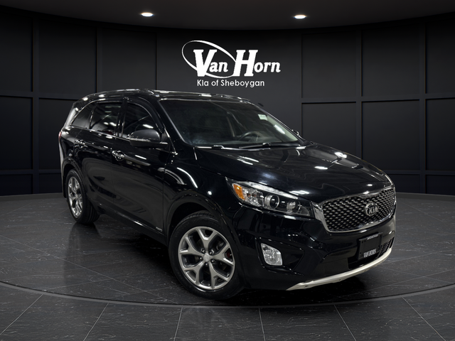 Ebony Black 2018 Kia Sorento SX V6 AWD SUV / Crossover All-Wheel Drive 6-Speed Automatic