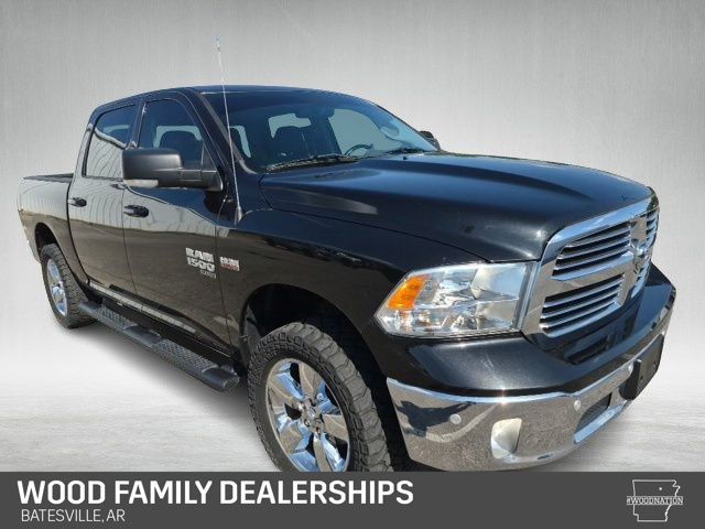 Brilliant Black Crystal Pearlcoat 2019 RAM 1500 Classic Big Horn Crew Cab 4WD Pickup Truck Four-Wheel Drive 8-Speed Automatic