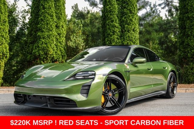 Silver 2020 Porsche Taycan Sedan All-Wheel Drive 2-Speed Automatic