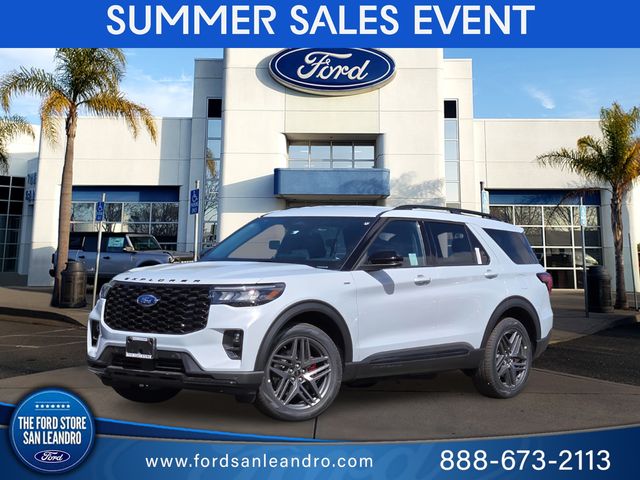 White Metallic 2026 Ford Explorer SUV / Crossover All-Wheel Drive Automatic