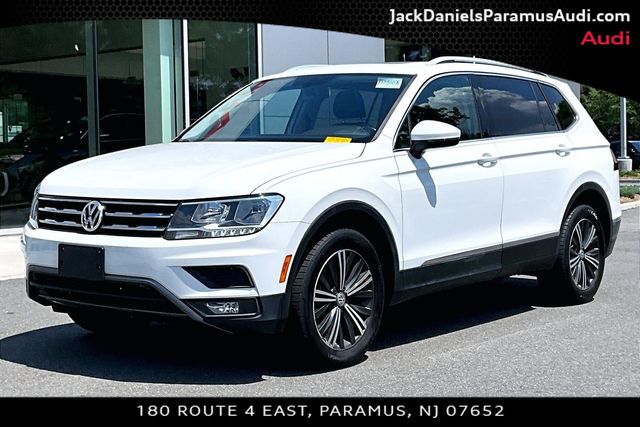 Pure White 2018 Volkswagen Tiguan SUV / Crossover All-Wheel Drive 8-Speed Automatic