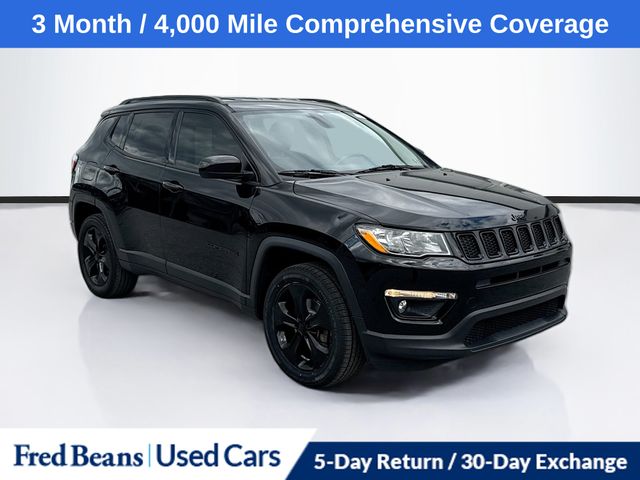 Diamond Black Crystal Pearlcoat 2018 Jeep Compass SUV / Crossover Four-Wheel Drive 9-Speed Automatic