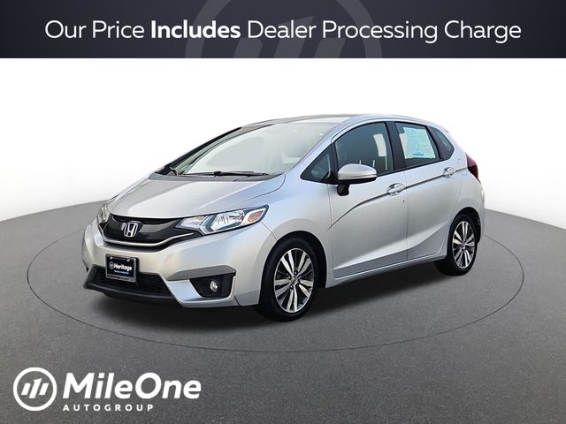 Alabaster Silver Metallic, 2015 Honda Fit Hatchback Front-Wheel Drive Continuously Variable Transmission