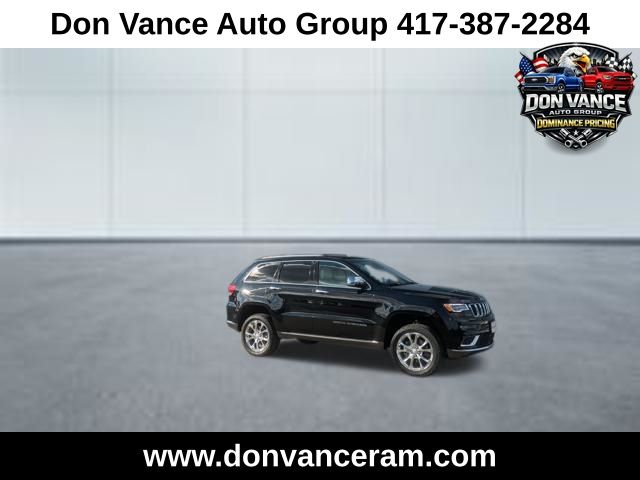 Diamond Black Crystal Pearlcoat 2020 Jeep Grand Cherokee Summit 4WD SUV / Crossover Four-Wheel Drive 8-Speed Automatic