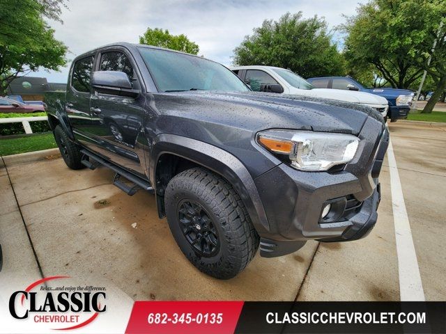 Gray 2022 Toyota Tacoma SR5 V6 Double Cab RWD Pickup Truck 4X2 6-Speed Automatic