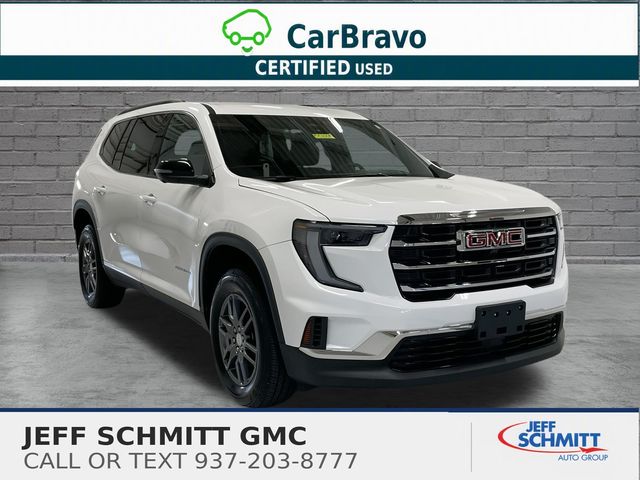Summit White 2025 GMC Acadia SUV / Crossover Front-Wheel Drive 8-Speed Automatic
