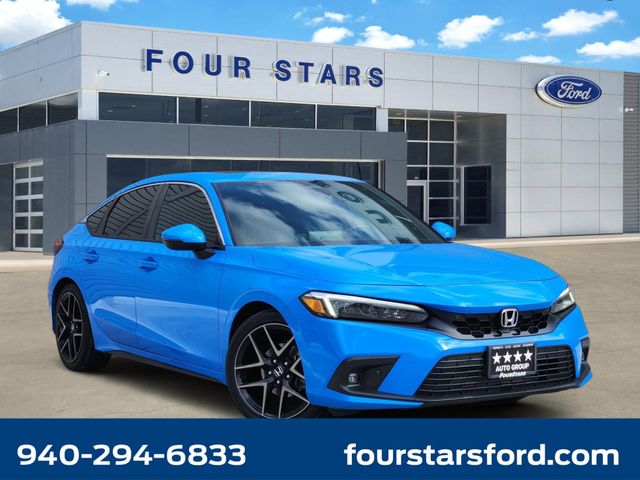 Black 2022 Honda Civic Hatchback Sport Touring FWD Hatchback Front-Wheel Drive Continuously Variable Transmission