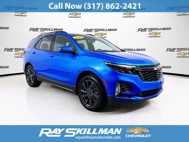 Riptide Blue 2024 Chevrolet Equinox RS with 1RS FWD SUV / Crossover Front-Wheel Drive 6-Speed Automatic Overdrive