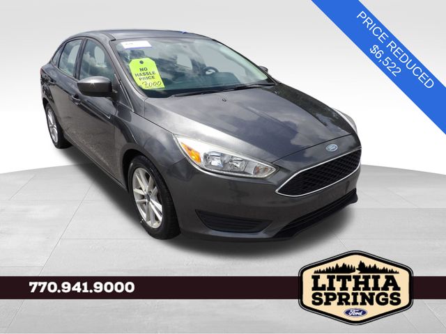Gray (Magnetic) 2018 Ford Focus Sedan Front-Wheel Drive 6-Speed Automatic