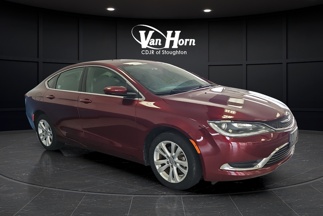 Velvet Red Pearlcoat 2015 Chrysler 200 Limited Sedan FWD Sedan Front-Wheel Drive 9-Speed Automatic