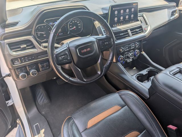 2021 GMC Yukon AT4 White at South Houston Nissan