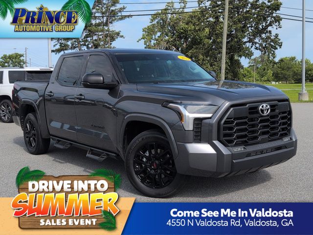 Magnetic Gray Metallic 2023 Toyota Tundra SR5 CrewMax Cab 4WD Pickup Truck Four-Wheel Drive Automatic