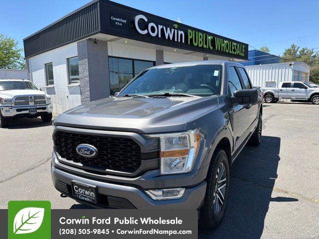 Carbonized Gray Metallic 2021 Ford F-150 Pickup Truck Four-Wheel Drive Automatic