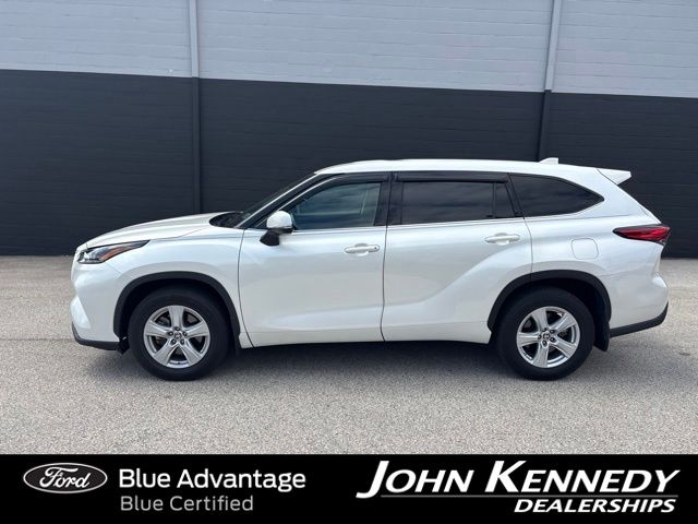 White (Blizzard Pearl) 2021 Toyota Highlander SUV / Crossover All-Wheel Drive 8-Speed Automatic