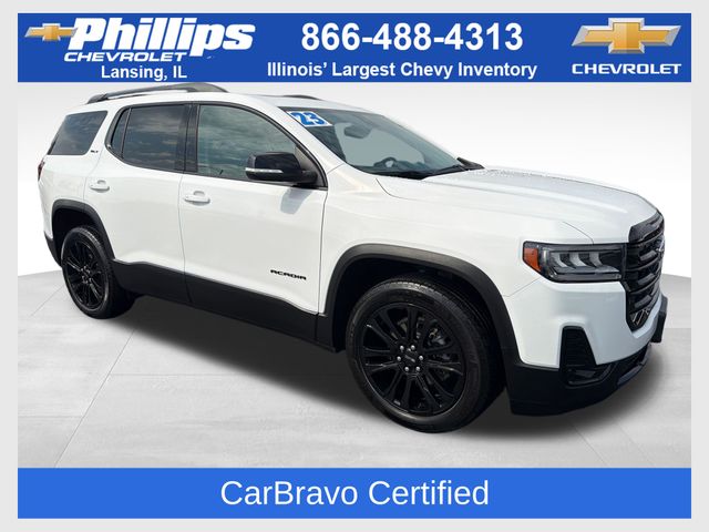 Summit White 2023 GMC Acadia SUV / Crossover Four-Wheel Drive 9-Speed Automatic