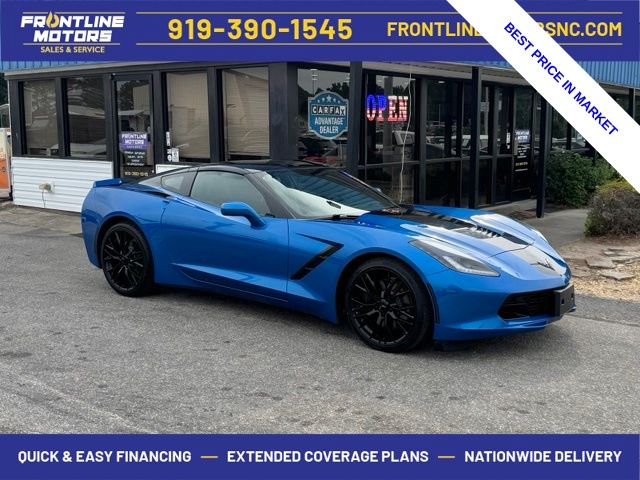 Laguna Blue Tintcoat 2015 Chevrolet Corvette Stingray Z51 2LT Coupe RWD Coupe Rear-Wheel Drive 8-Speed Automatic