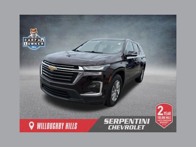 Black Cherry Metallic 2023 Chevrolet Traverse LT Cloth AWD SUV / Crossover Four-Wheel Drive 9-Speed Automatic