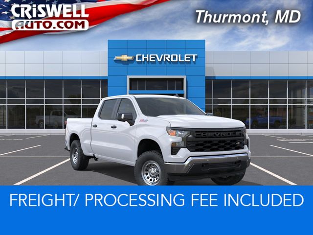 Summit White 2026 Chevrolet Silverado 1500 Pickup Truck Four-Wheel Drive Automatic