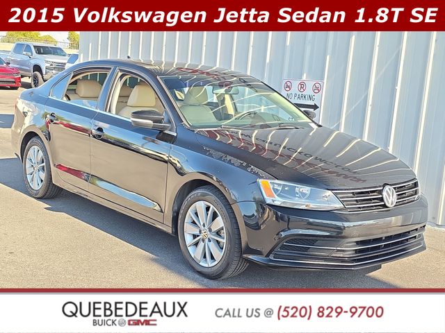 Black 2015 Volkswagen Jetta Sedan Front-Wheel Drive 6-Speed Automatic