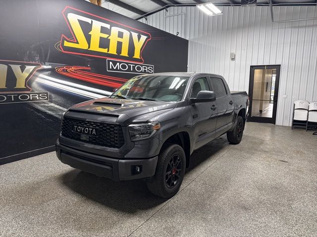 Magnetic Gray Metallic 2020 Toyota Tundra TRD Pro CrewMax 4WD Pickup Truck Four-Wheel Drive 6-Speed Automatic
