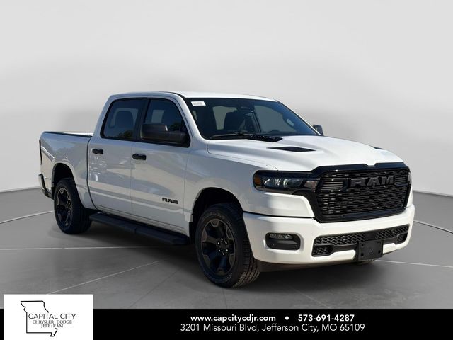 Bright White Clearcoat 2026 RAM 1500 Pickup Truck Four-Wheel Drive 8-Speed Automatic