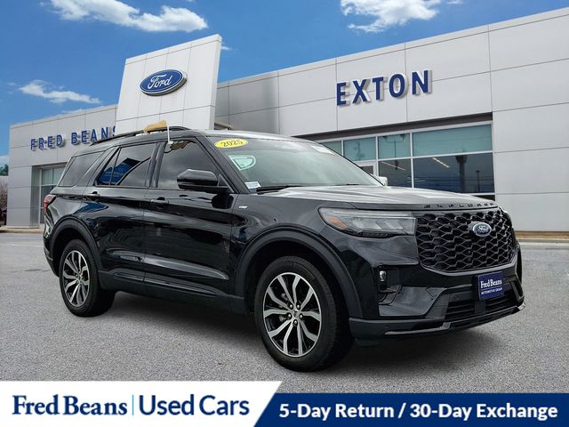 Black Metallic 2025 Ford Explorer ST-Line AWD SUV / Crossover All-Wheel Drive Automatic