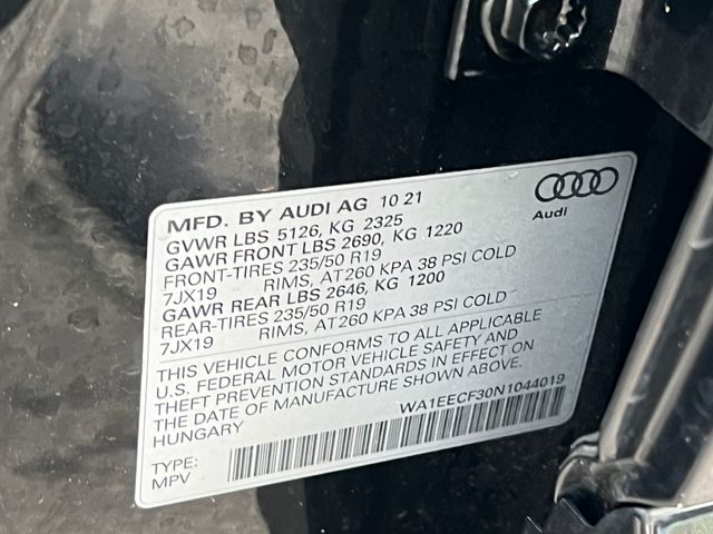 2022 Audi Q3 Premium Plus 57