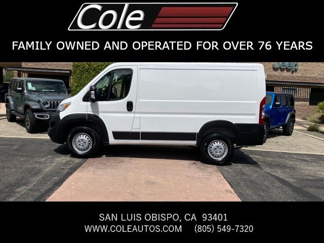 Bright White Clearcoat 2025 RAM ProMaster Van Front-Wheel Drive 9-Speed Automatic