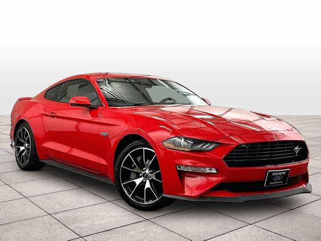 2021 Ford Mustang EcoBoost Premium Red at Grove City Ford